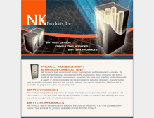 Tablet Screenshot of nkproductsinc.com